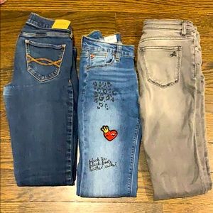 Abercrombie, hudson, DL 1961 Jeans